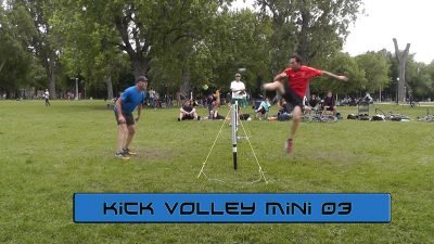 Poster for Kick Volley Mini 03 - A Pro Kicker Mini net tournament - June 21st 2014 - Montreal