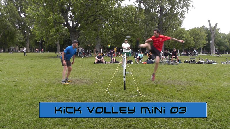 Poster for Kick Volley Mini 03 - A Pro Kicker Mini net tournament - June 21st 2014 - Montreal