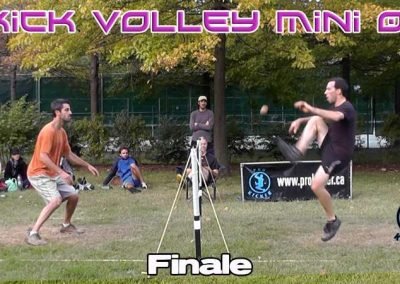 Image used in the finals video intro for Kick Volley Mini 01 - A mininet tournament organized by Pro Kicker and Yves Archambault - July 15th 2012 in Montreal - Park Lafontaine