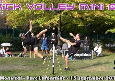 Alternate image for the official poster for Kick Volley Mini 01 - A mininet tournament organized by Pro Kicker and Yves Archambault - July 15th 2012 in Montreal - Park Lafontaine